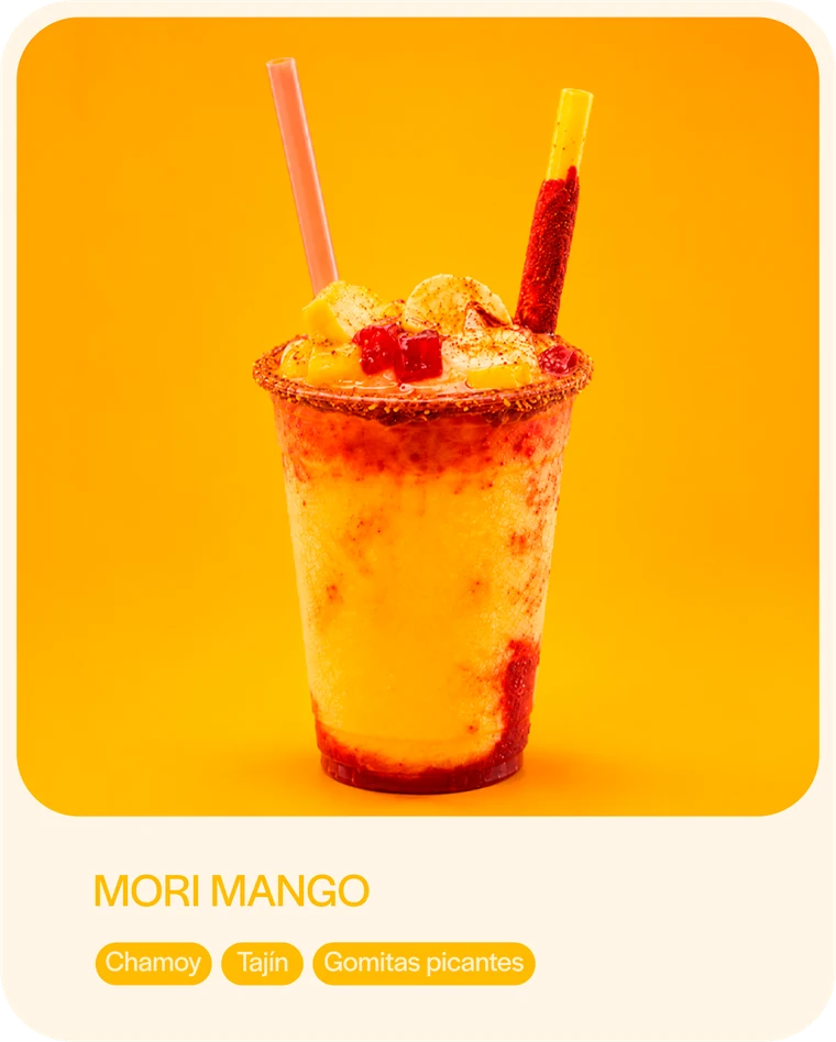 Mori Mango: chamoy, Tajín y gomitas picantes